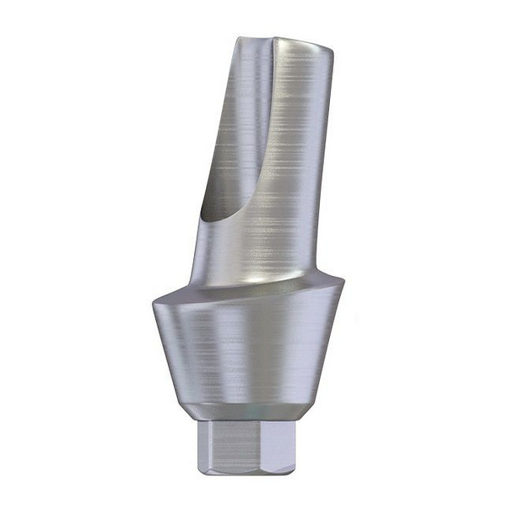 1x Dental Impl ant Anatomic Angulated 15° Abut ment Internal Hex 2.42mm Screw