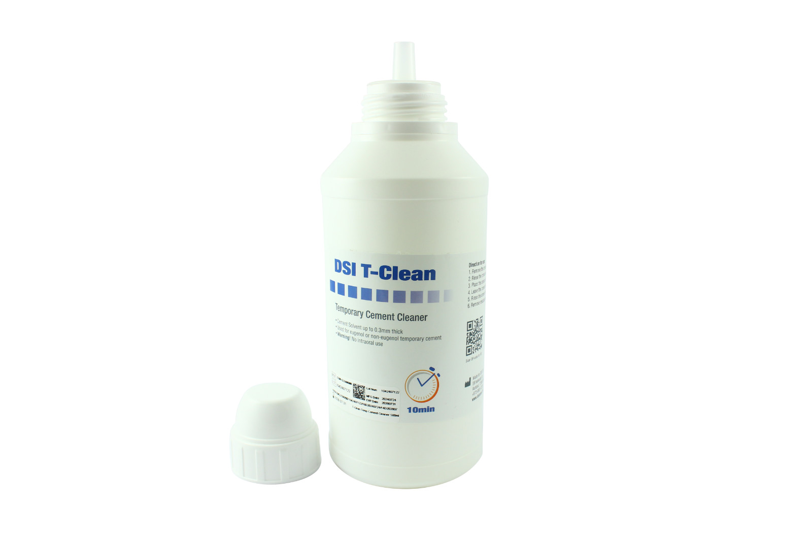 1pcs Dental DSI T-Clean Temporary Cement Cleaner 200ml / 500ml Fast Acting