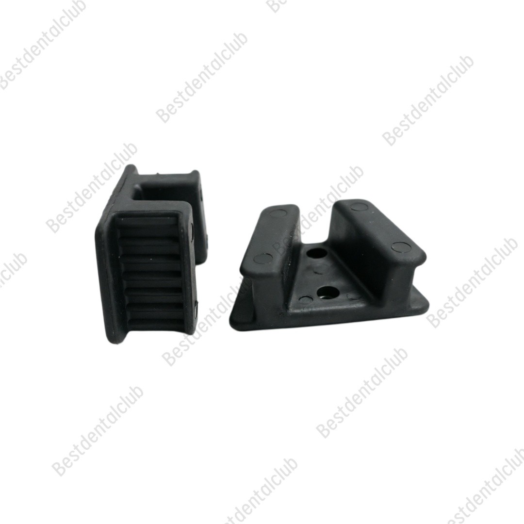 Dental Black Silicone Mouth Prop Bite Block Adult-Large Latex Free Strong Vision