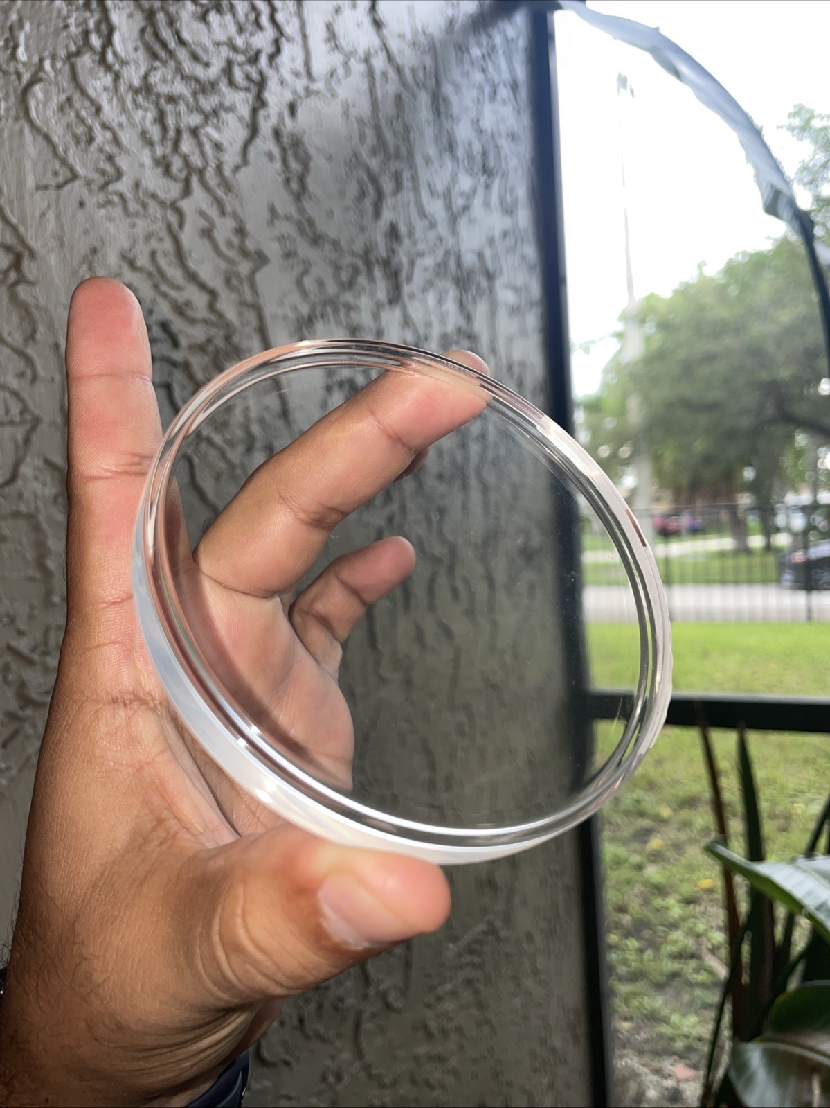 Clear PMMA/ Transparent PMMA 98mm x 12mm Clear disc