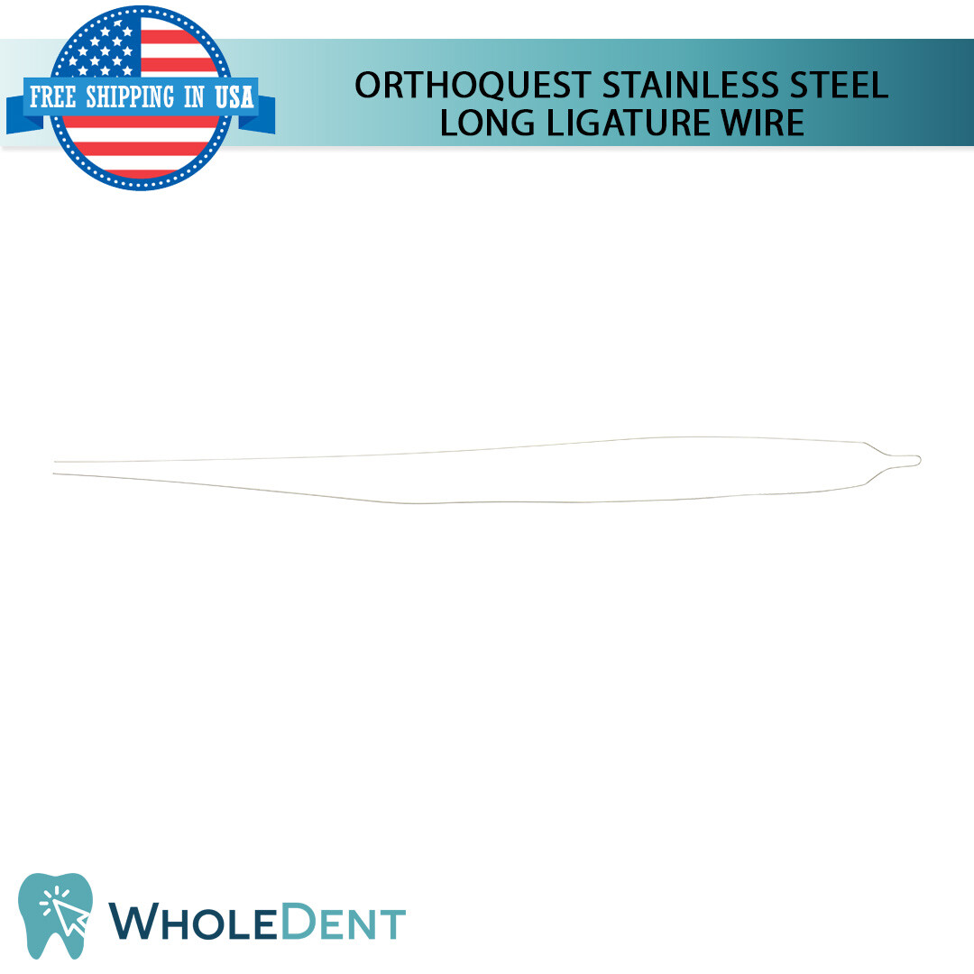 Orthodontic Dental Long Preformed Ligature Wire OrthoQuest Stainless Steel