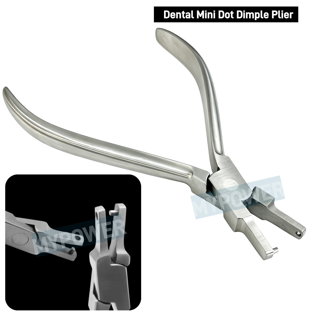 1Pc Dental Mini Dot Dimple Dental Aligner Plier Orthodontic Retainer Clear Brace