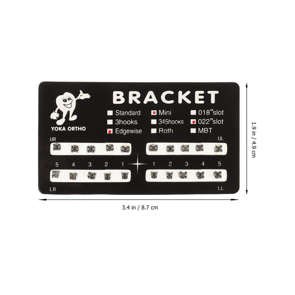 40Pcs Brackets Orthodontic Stainless Steel Holder As Shown