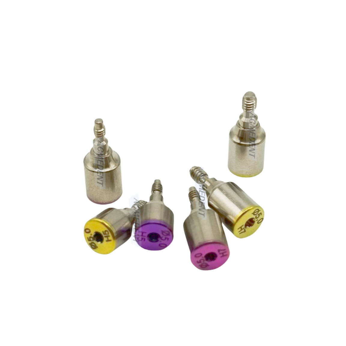 5Pieces Dental Healing Cap Abutment NP RP Fits Nobel Active NOB ∅3.6 ∅5.0 ∅6.0