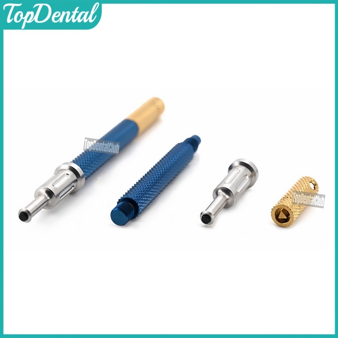 Dental Universal Implant Locator Retention Cap Insertion Extraction Core Tool