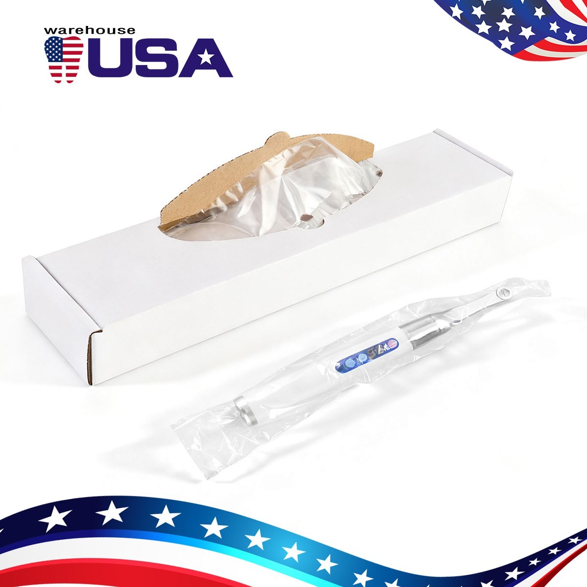 500Pcs/Box Dental Disposable Sleeves Transparent Covers for Curing Light 13×2.1″