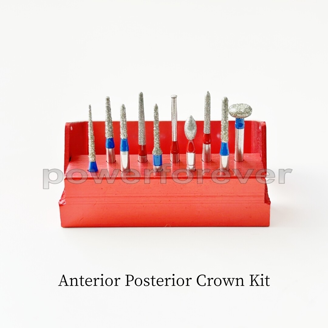 Dental Interproximal Enamel Grinding Bur Inlay/Crown/Reverse Preparation Kit