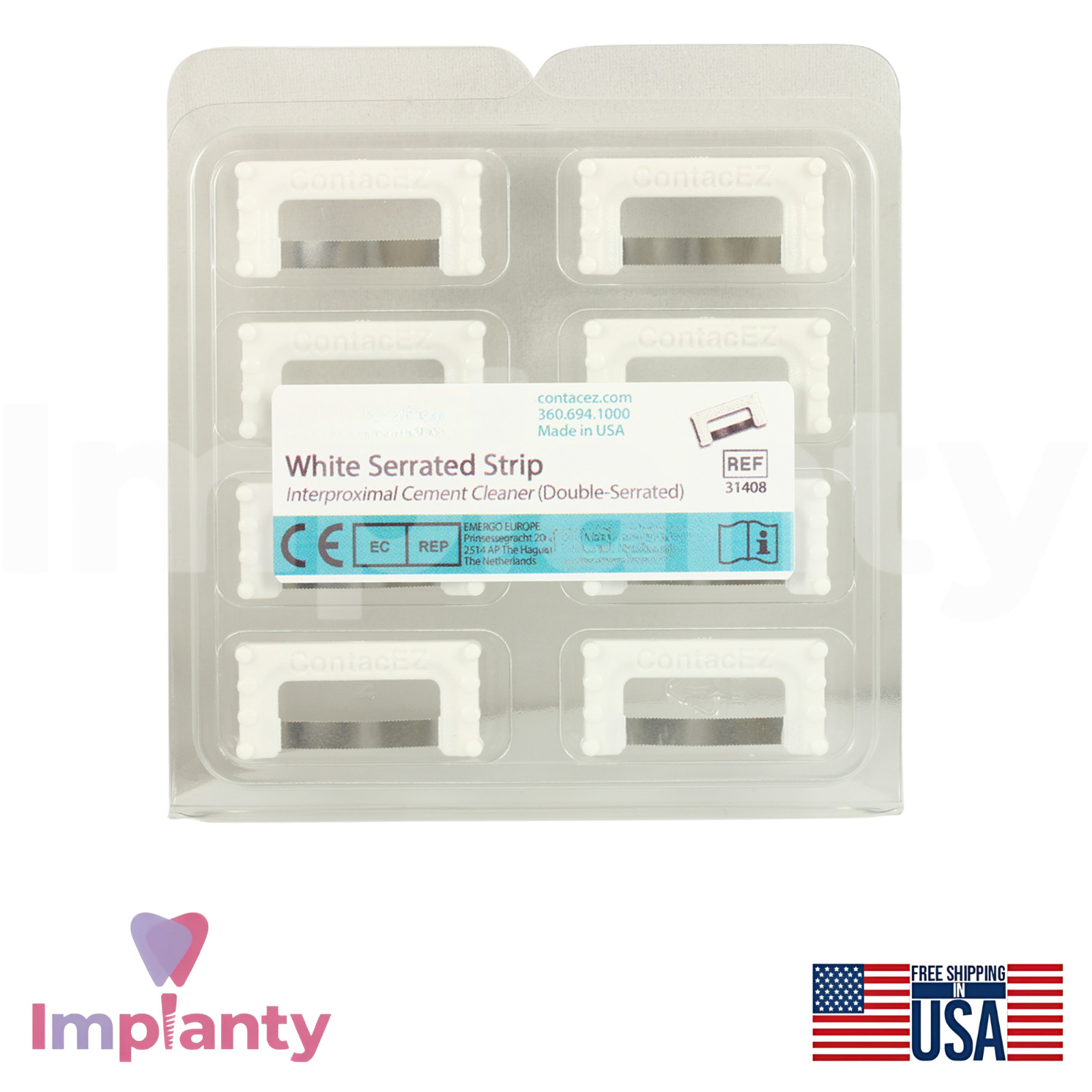 Dental Crown SeatEZ Kit 32pcs Restorative Strip Precise Dentistry Lab System