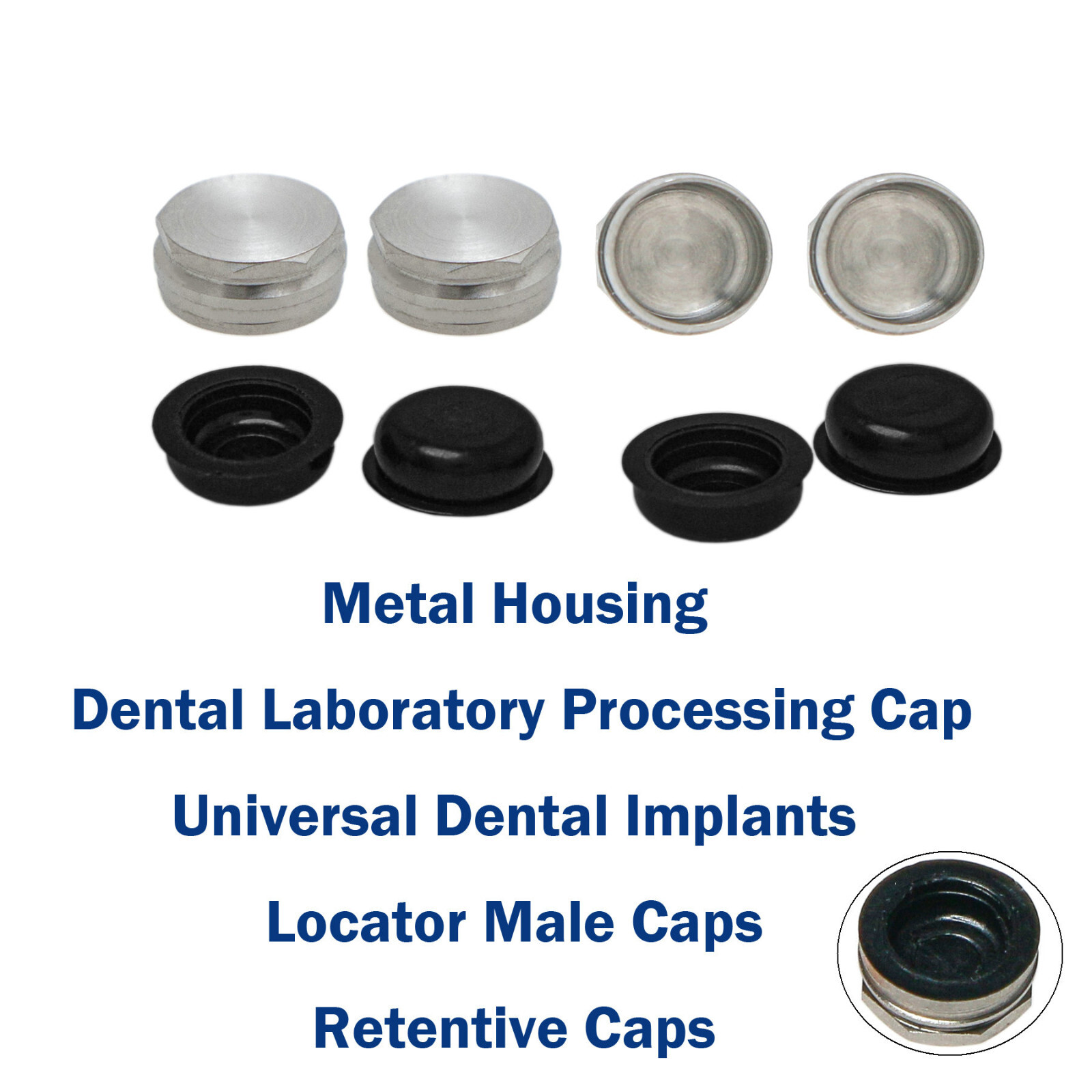 Multi-Unit Locator Abutment ∅4.8mm fits Osstem Hiossen Nobel Active H3.0mm/5.0mm