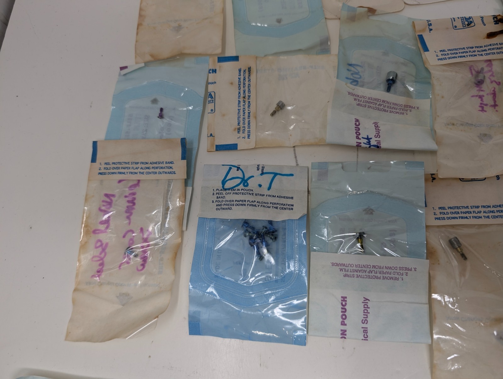 Lot of Nobel Biocare Implant Screws In Sterile Bags (G4)