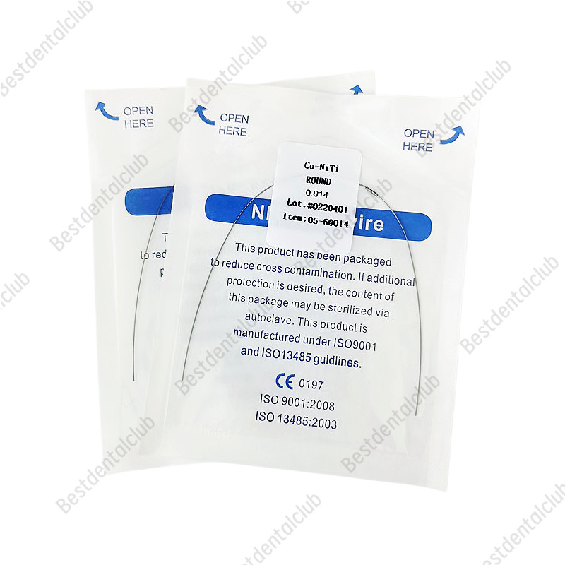 5-500pcs Dental Orthodontic Copper Cu-Niti Wires Arch Wires Round Damon Stop