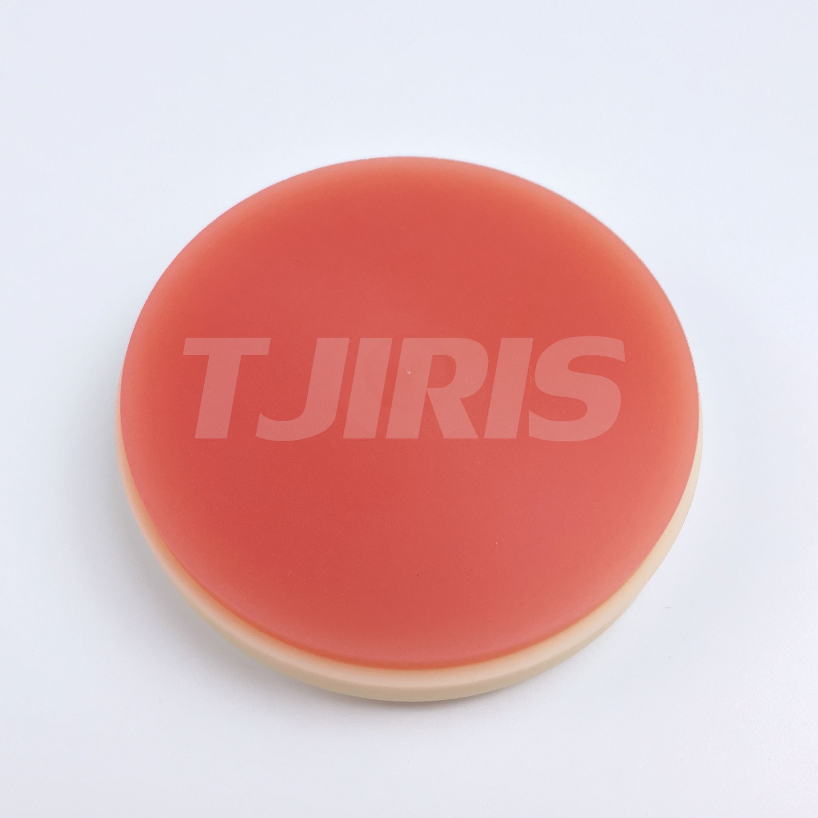 1 pcs Dental Lab Material OD98*25mm Two-color PMMA Blocks Disk A2+Pink