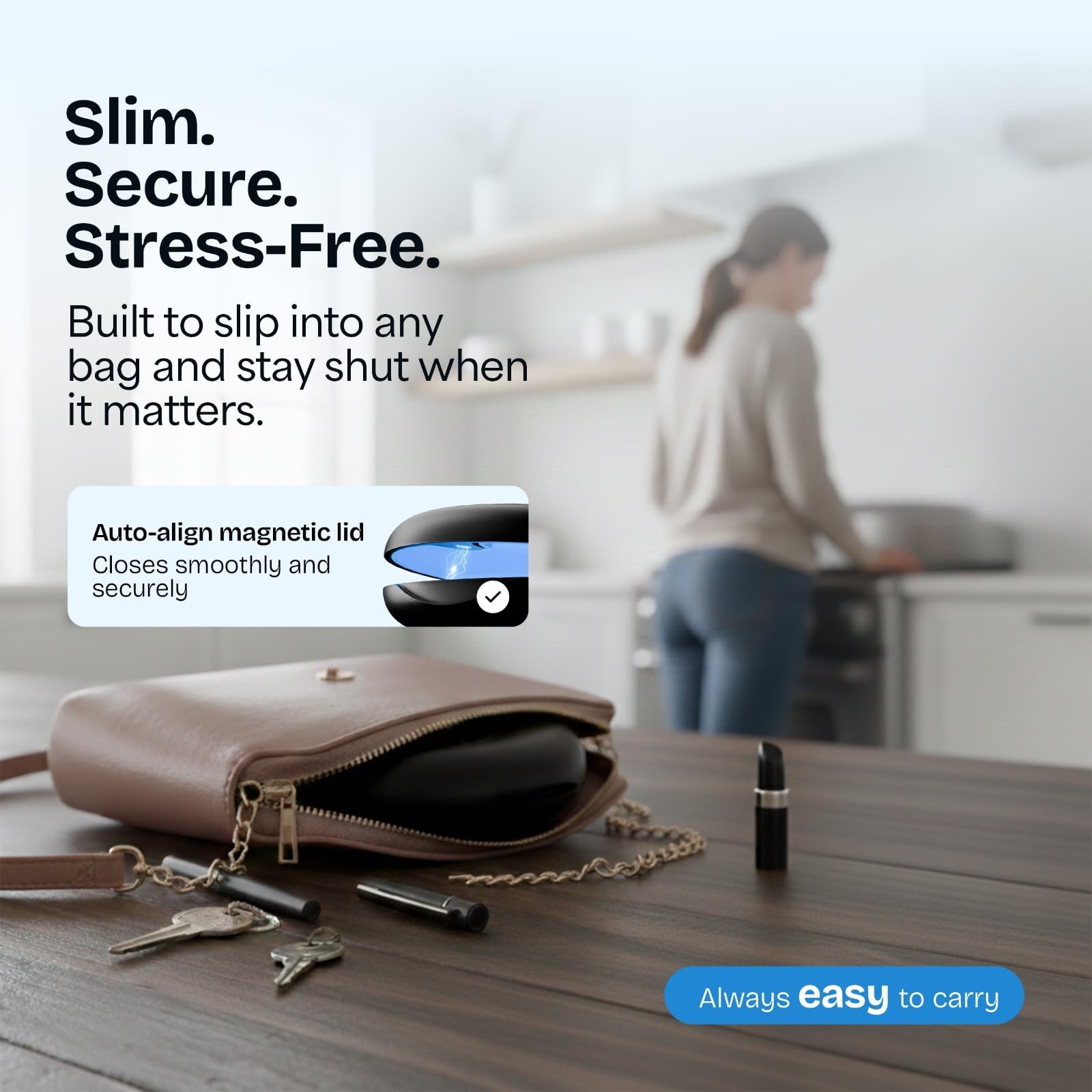 Retainer & aligner Case, Slim Aligner Case Sky Blue