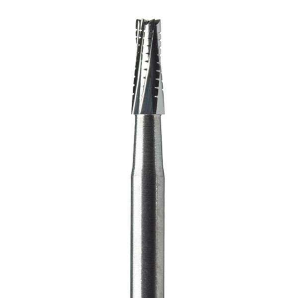 Cargus FG #701 Taper Fissure Crosscut Carbide Bur, 10/Pk