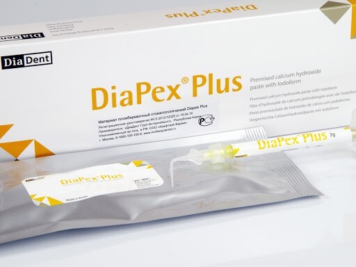 DiaDent Diapex Plus Pemixed Calcium Hydroxide Paste With Iodoform 2 x 2g