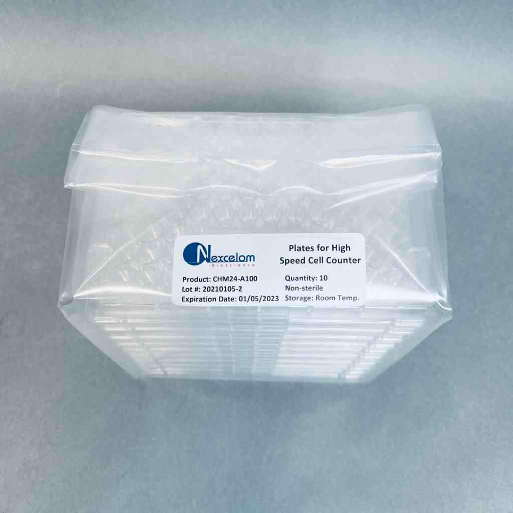 Nexcelom High-Throughput Counting Plates 2 x 12 Orientation Case of 40 Plates