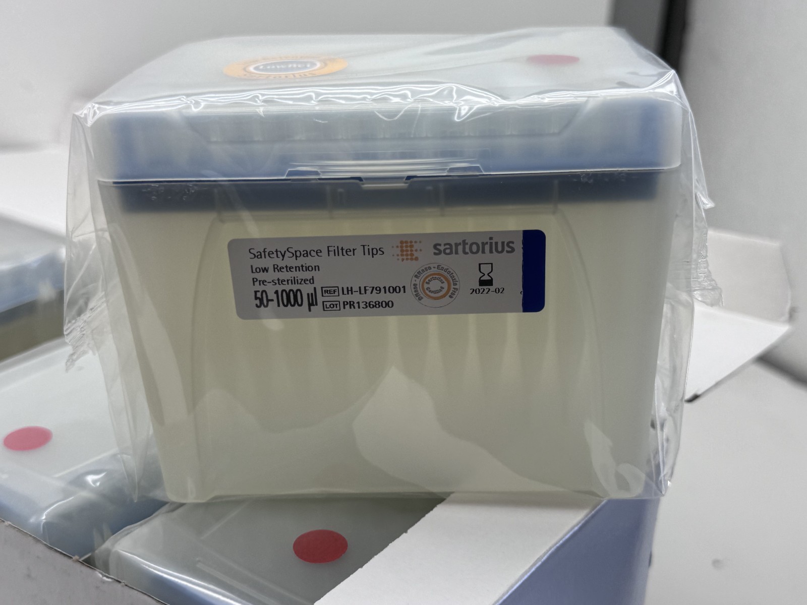 (960) Sartorius LH-LF791001 Biohit SafetySpace Sterile Filter Tip 1000uL EXPIRED