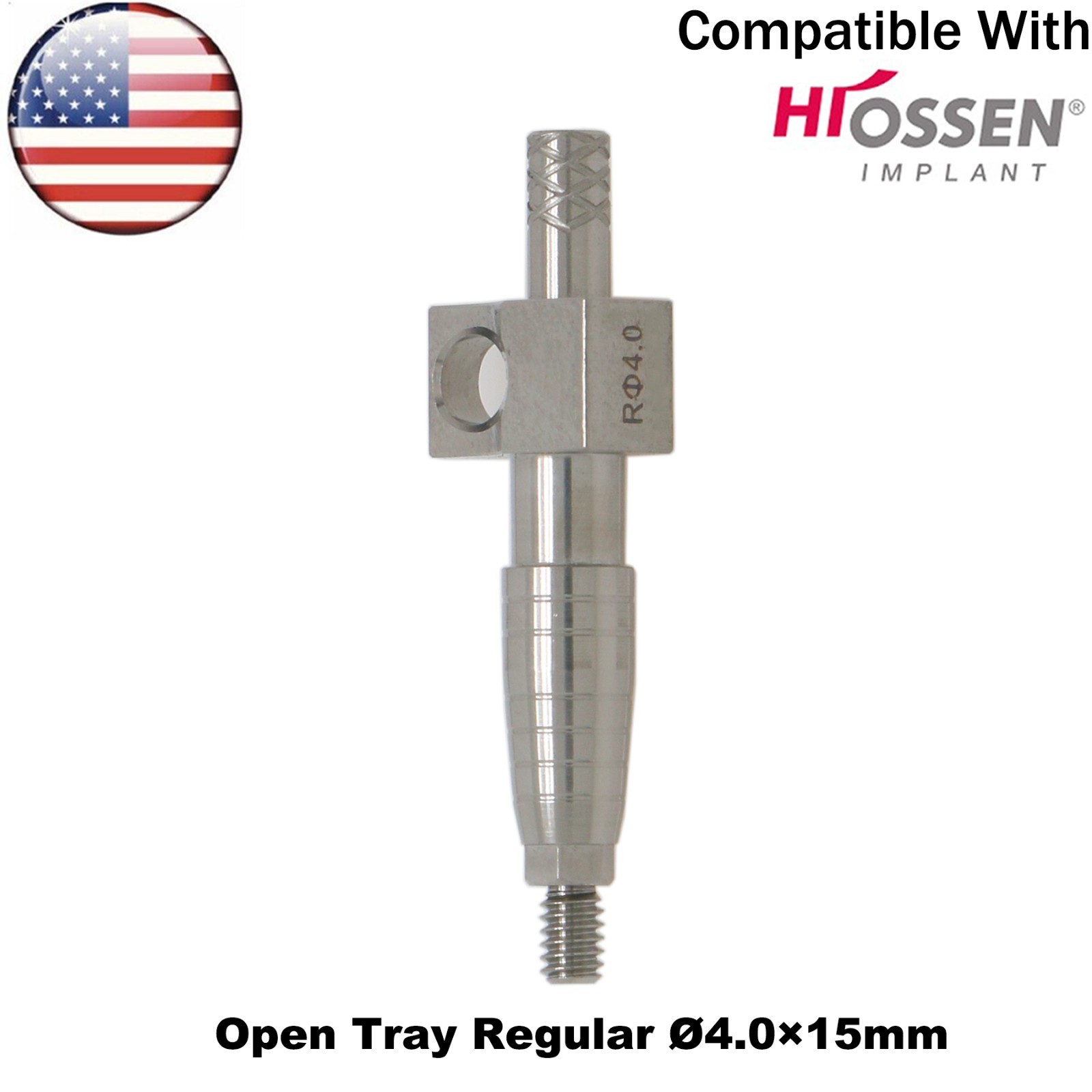US Dental Transfer Impression Coping Open Tray Lab Analog Fits Hiossen Osstem