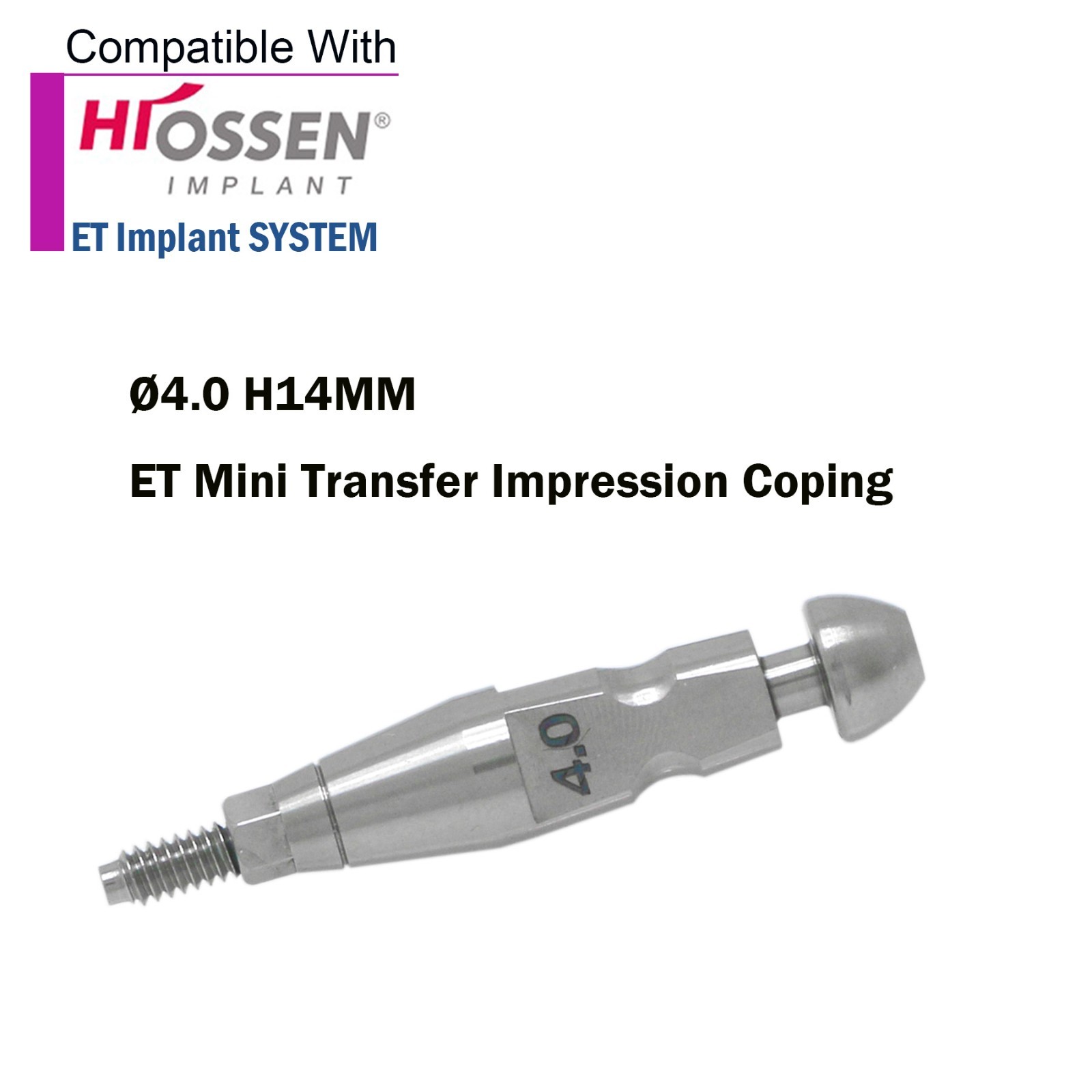 US Dental Hiossen Osstem M/R Transfer lmpression Coping Open/Closed Tray Analog