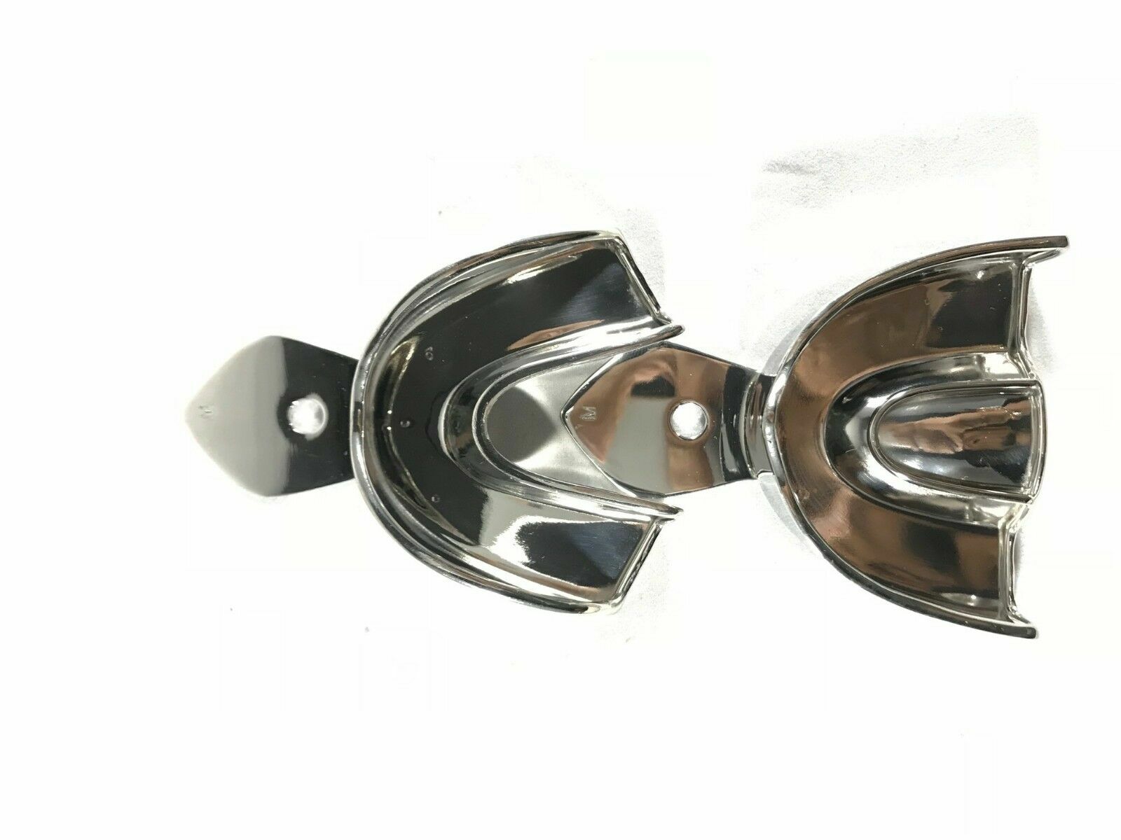 Dental S S NON-PERFORATED Impression Trays Autoclavable (XS to XL)-FDA