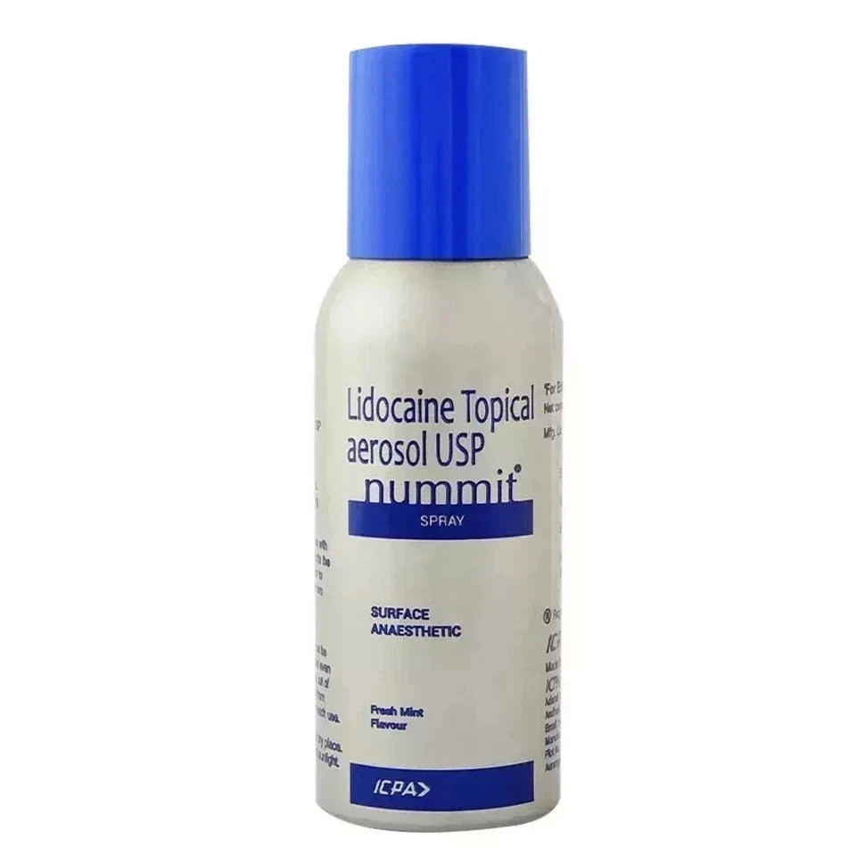 1 BOTTLE ICPA Nummit Topical Anesthetic Spray ( DUTY FREE IN USA )2027 EXPIRY