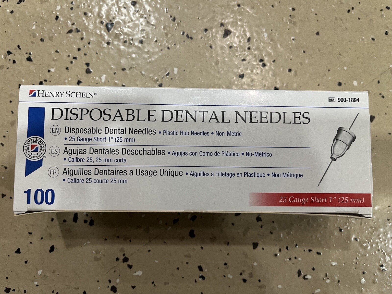 Henry Schein 100 Disposable Dental Needles (Lot Of 2) New Sealed