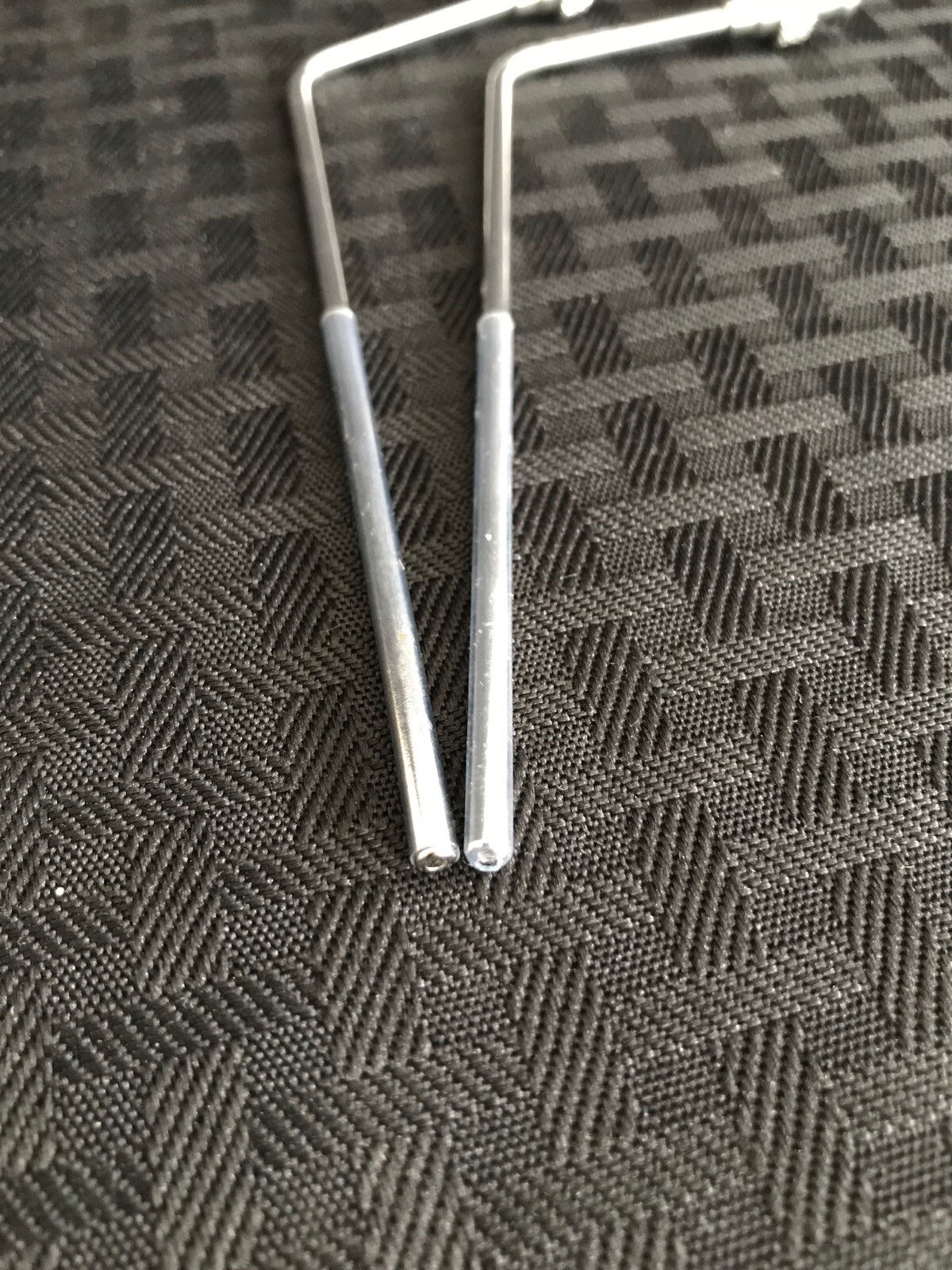 (2) DISSOLUTION Stainless Steel Bent Sampling Cannula w/ Luer Adapter 1/8” 120mm