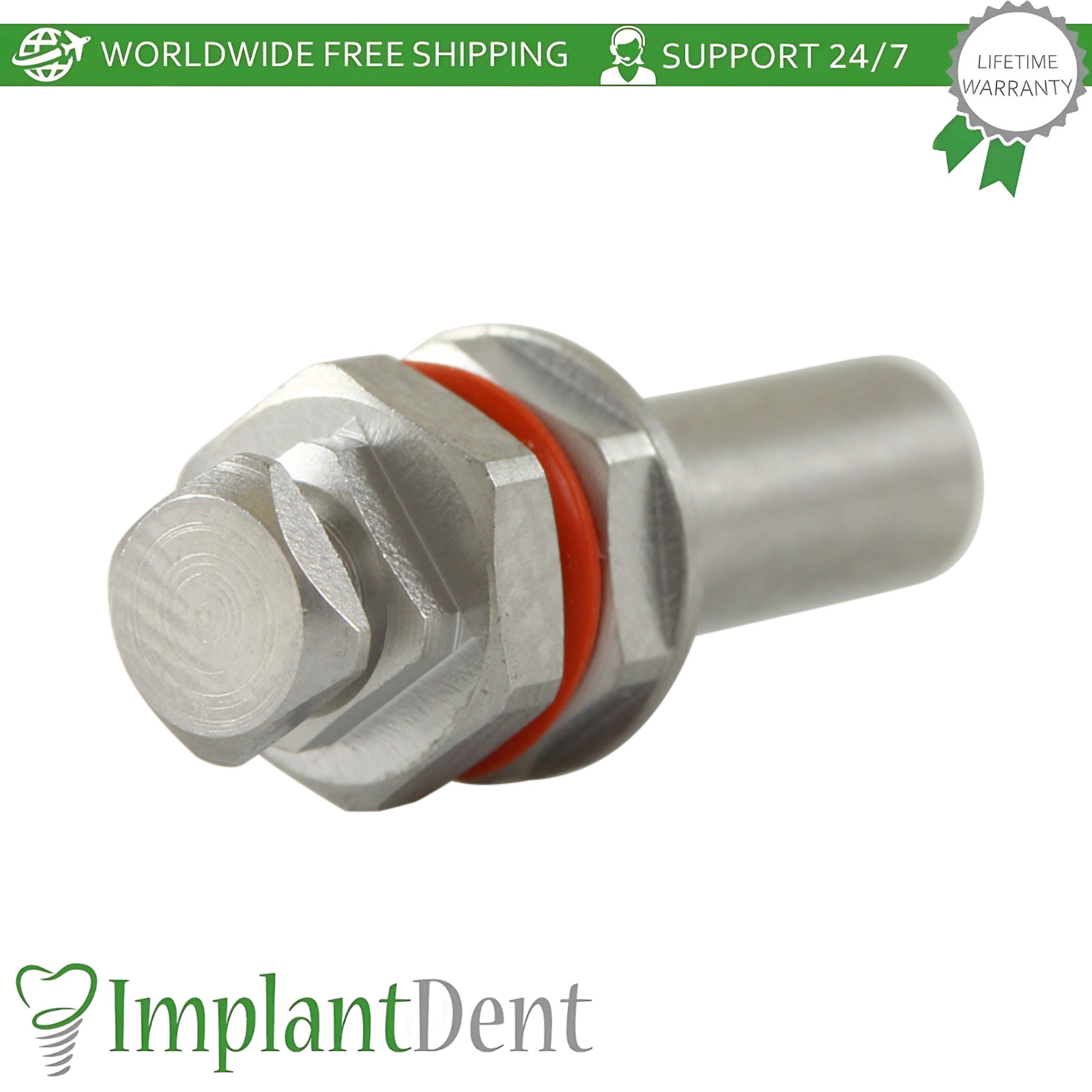 Dental OPIB Flexible Neck One Piece Titanium Fixture Set Immediate Loading