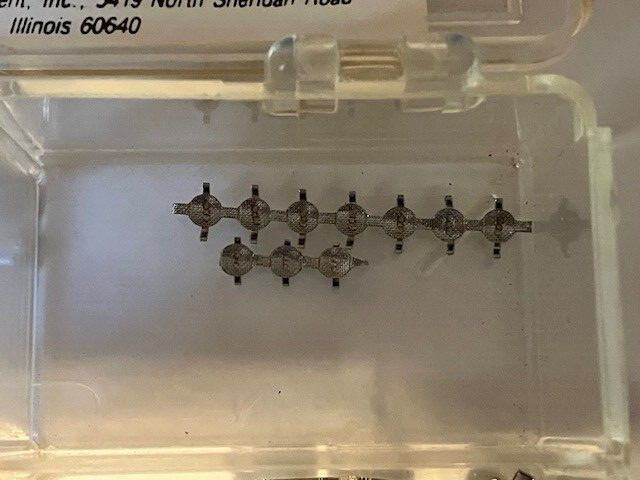 Orthodontic Weldable attachments assorted (box 2)