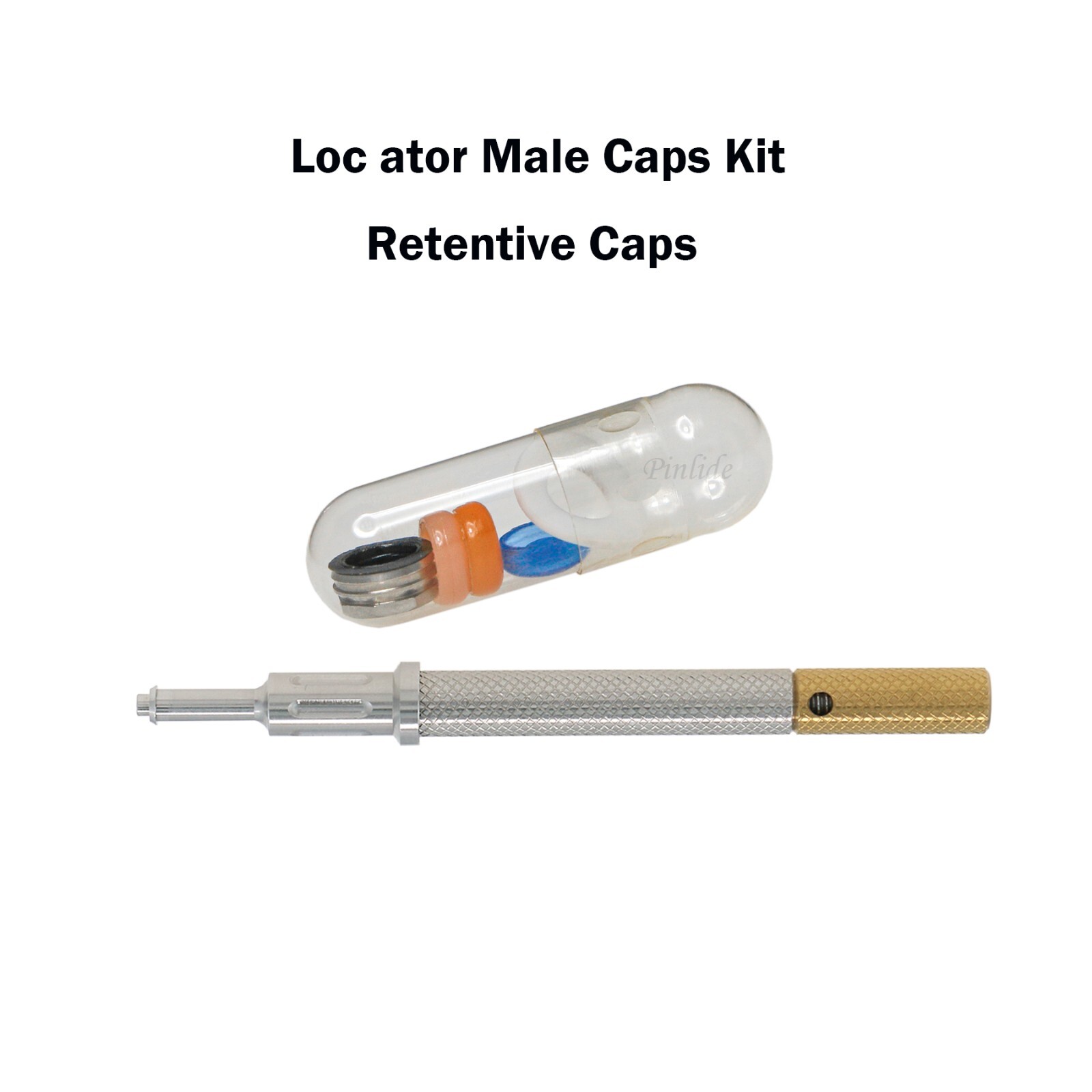 Universal Implant Retention Caps Set Insertion Extraction Tool Remove Core Tool
