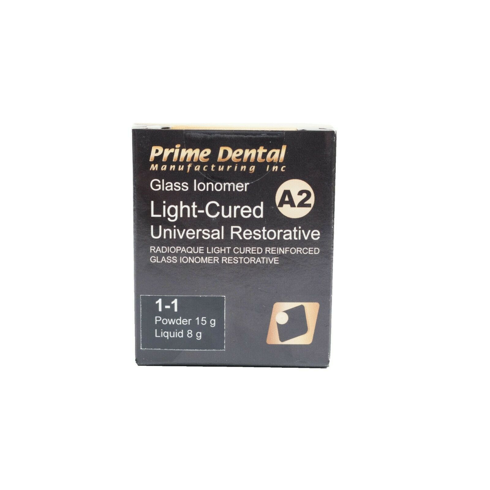 **PRIORITY SHIPPING** Prime-Dent Glass Ionomer Light Cured Cement Kit A2 USA FDA