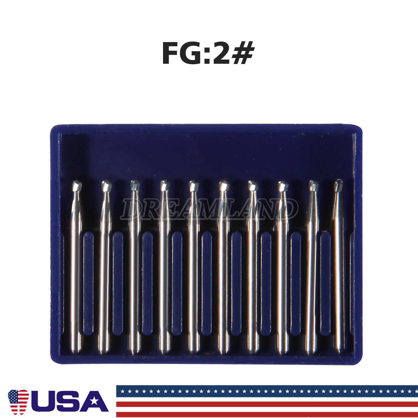 SANDENT Dental high speed Carbide Burs Reg / Surgical sizes