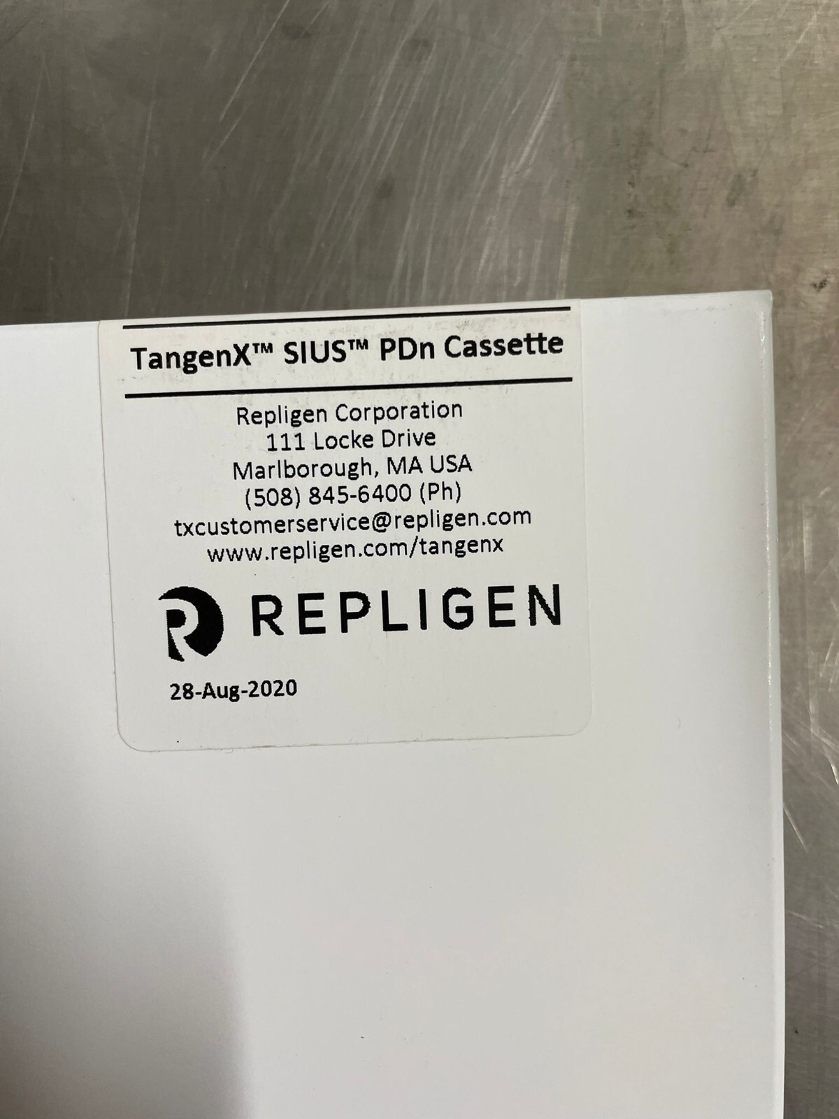 REPLIGEN TangenX SIUS PDn Cassette 0.02m2 HyStream 300kD XP300MP2J sealed