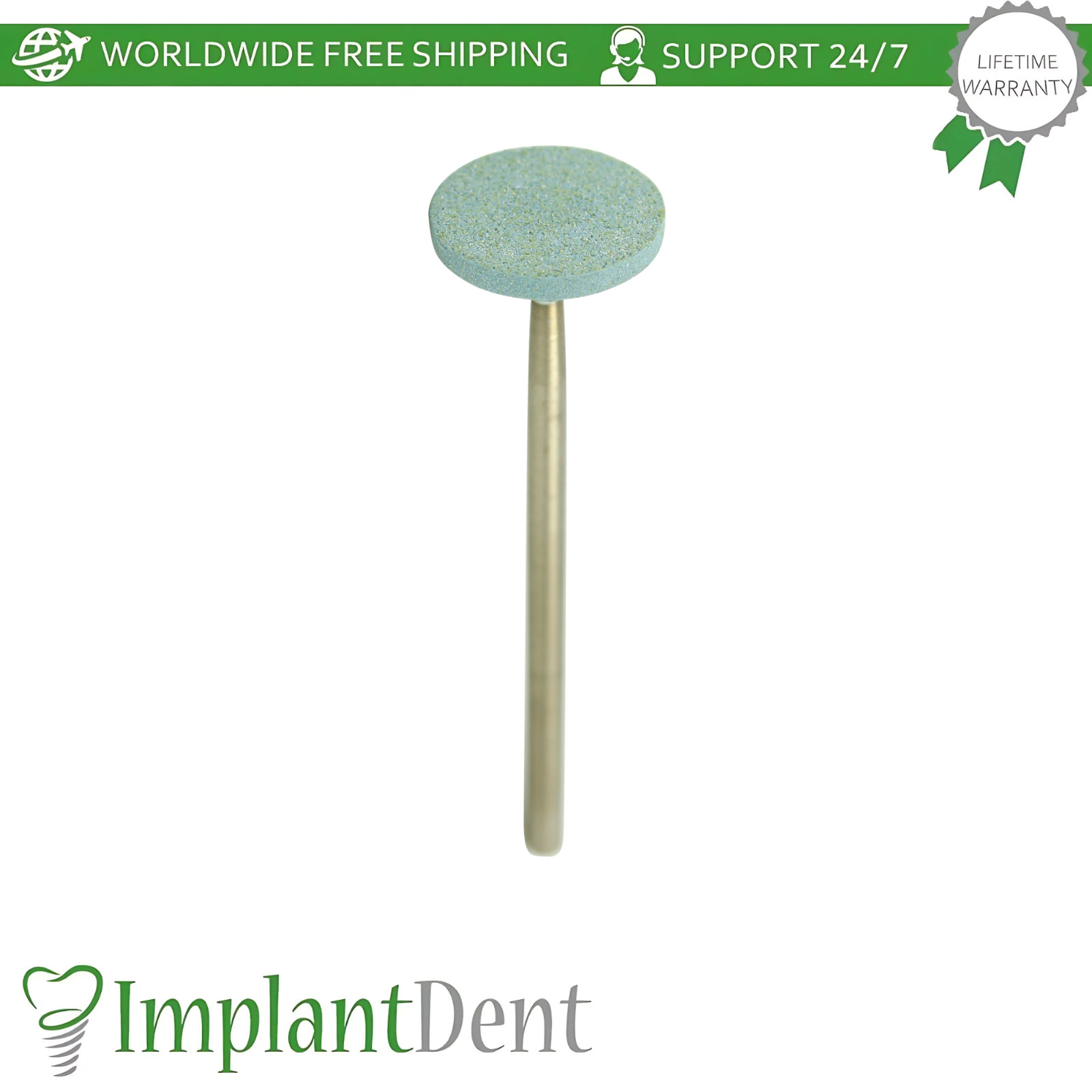MDT Wheel Ceramics Polisher Bur Ø12x2mm Refinement & Shaping of Restorations
