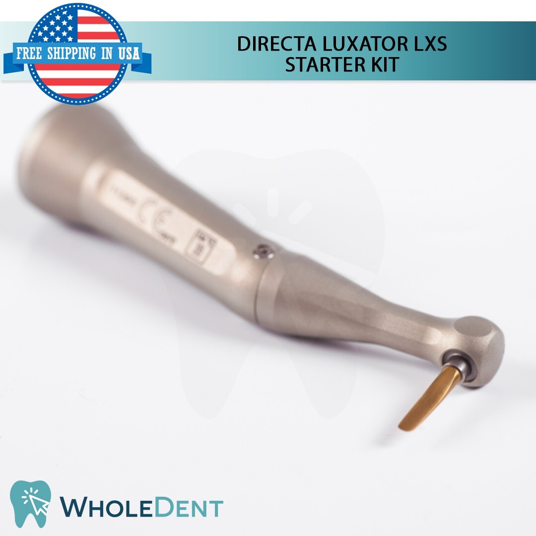 1X Directa Luxator LX Starter Kit Dental E Type Handpiece Periotome Tips Extract