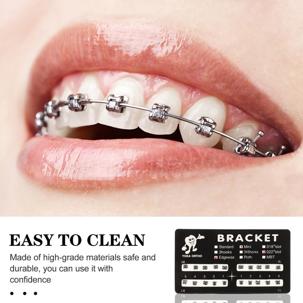 40Pcs Brackets Orthodontic Stainless Steel Holder As Shown