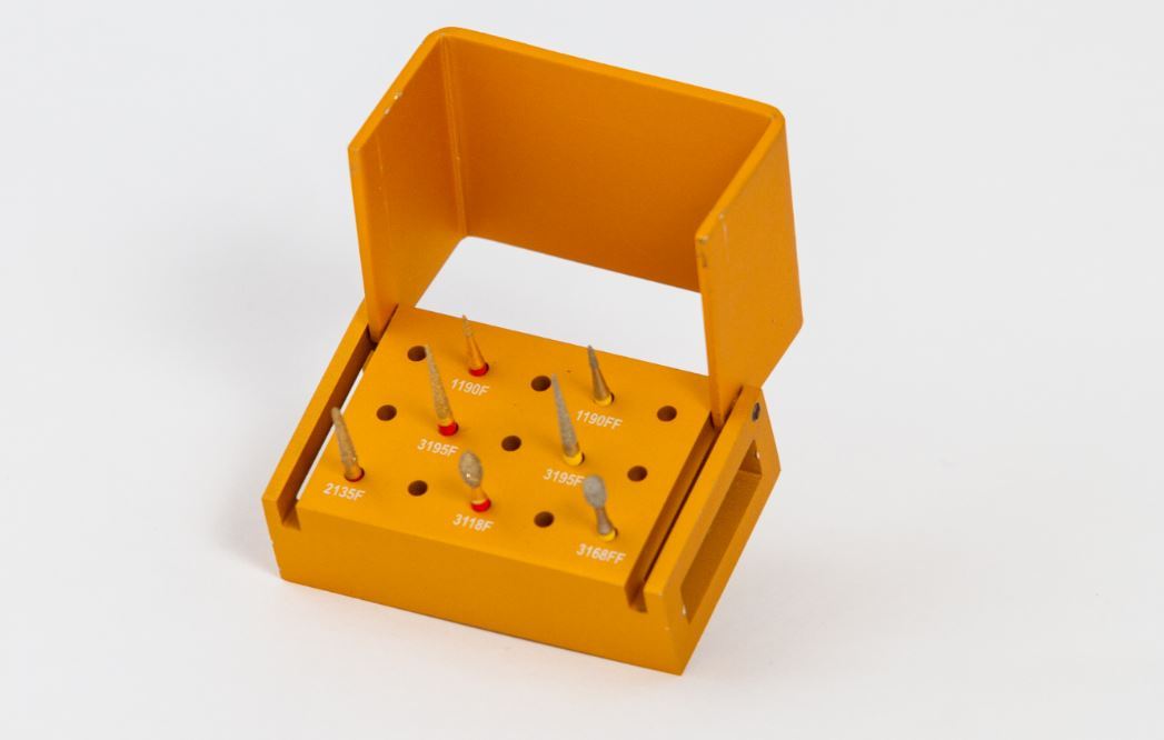 Microdont USA Odonto Pediatric Multi-use Diamond Burs MU-10.801.006A Kit with 7
