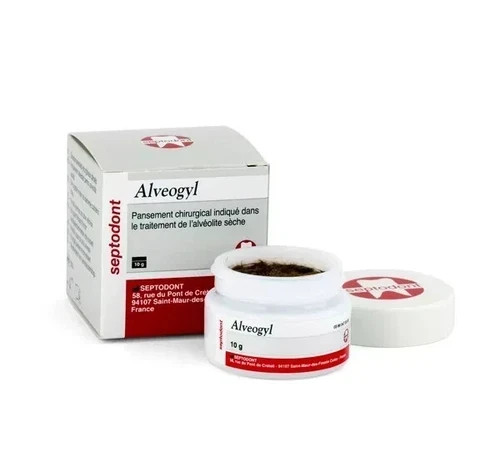 Alveogyl Paste Dry Socket Treatment Dental Material 10gm by Septodont 2027