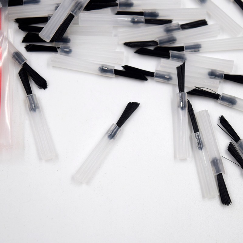 100 Pcs/Pack Dental Disposable Composite Brush Replaceable Applicator Head Tips