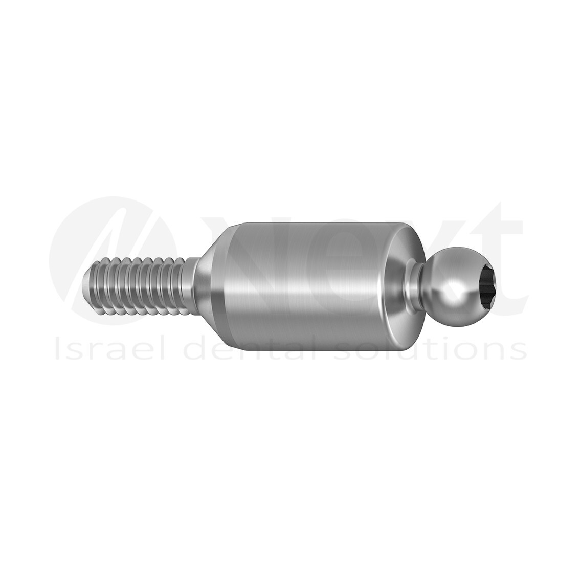 Lot x 10 Dental ball attachment abutment internal hex titanium 0.5 – 6 mm