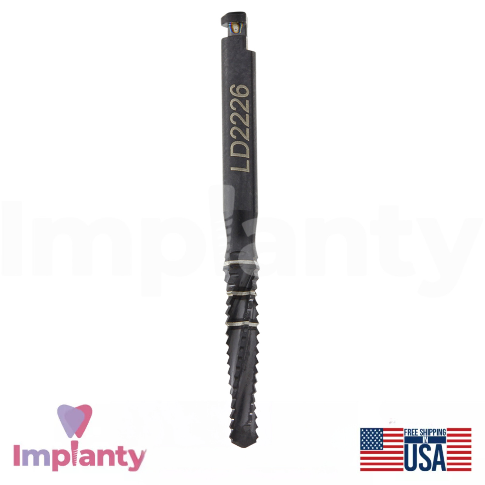 2x GDT Supplies Carbide Lindemann Dental Drills 29.0mm Length Latch-Type Shank
