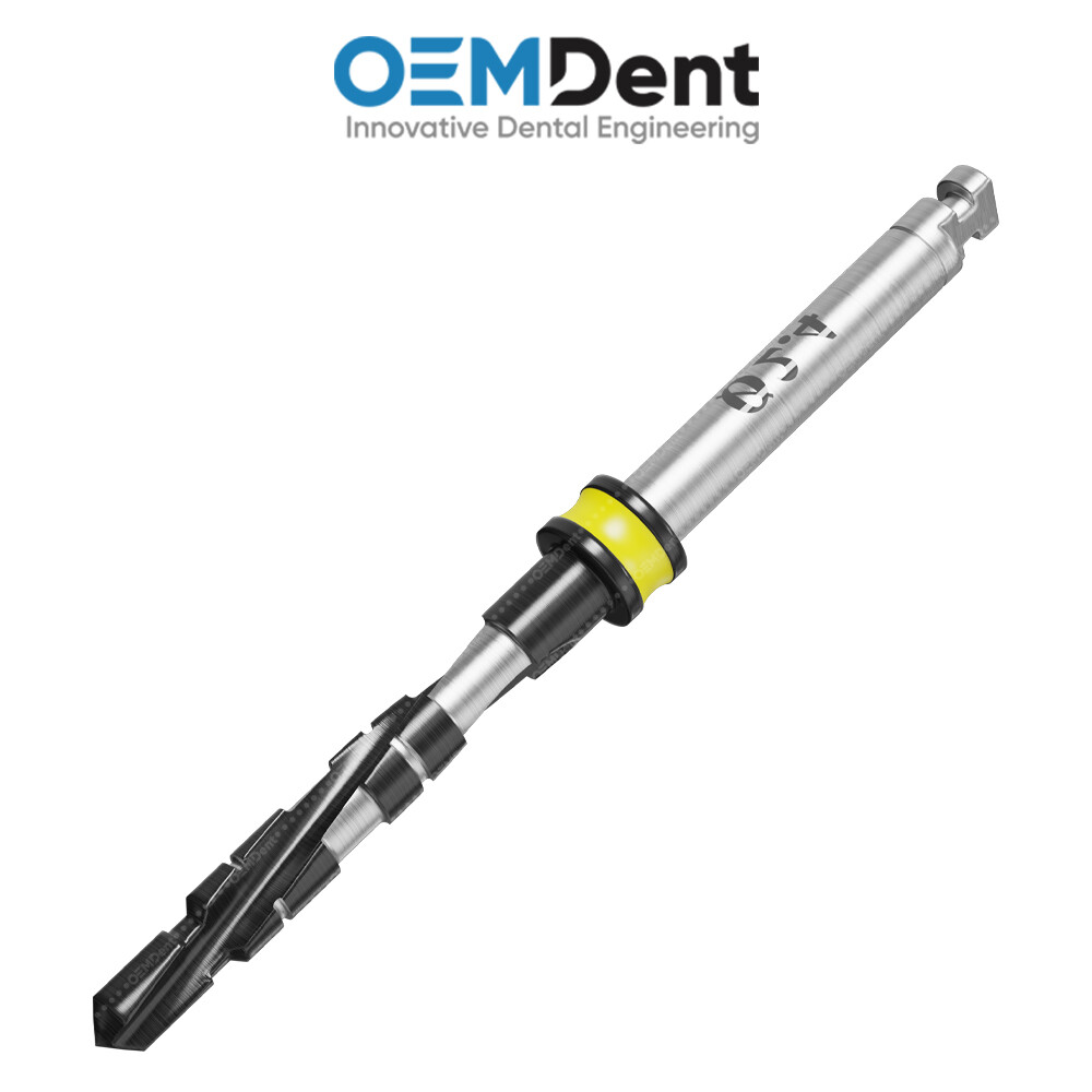 Carbon DLC Step Drills 16mm Universal Instrument Tool Dental Fixtures Placement