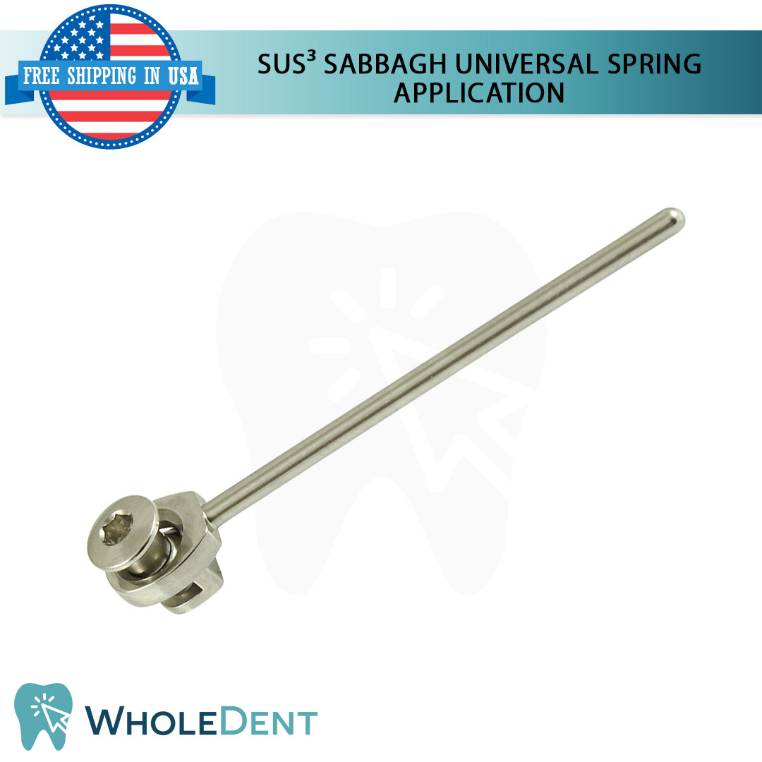 Orthodontic Dental SUS³ Sabbagh Universal Spring Small Set Application