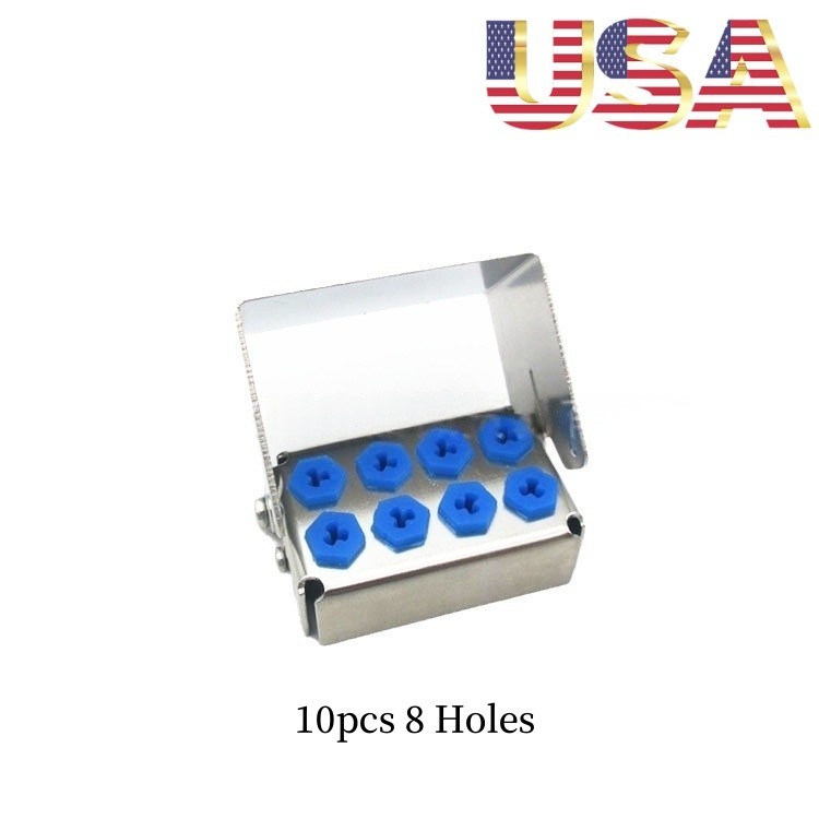 Dental Disinfection Box Implant Drill Bur Organizer Holder Block 8/12/30 Holes