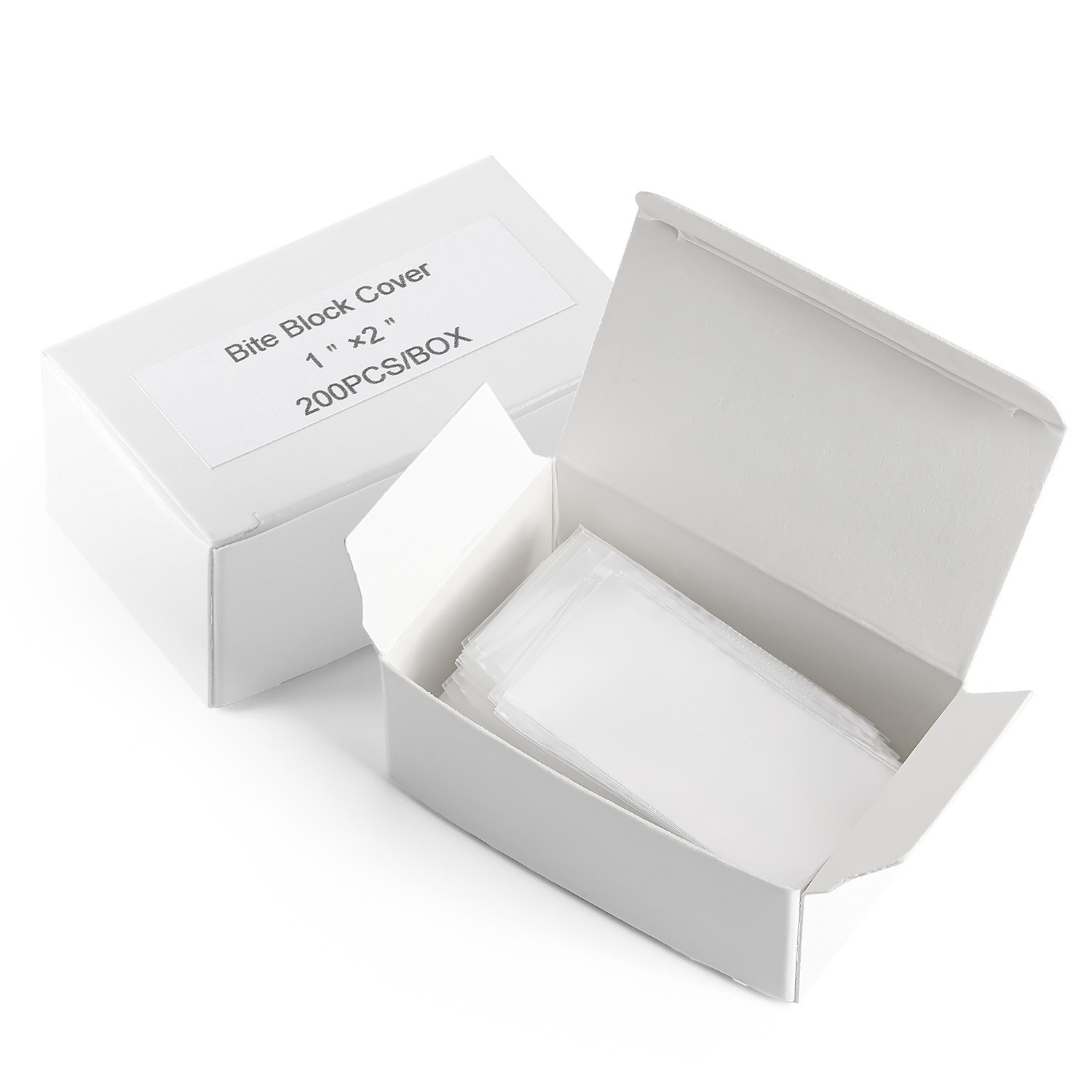 200pcs Dental Panorama Bite Block Cover Sleeves Lab Instrument Protective Film