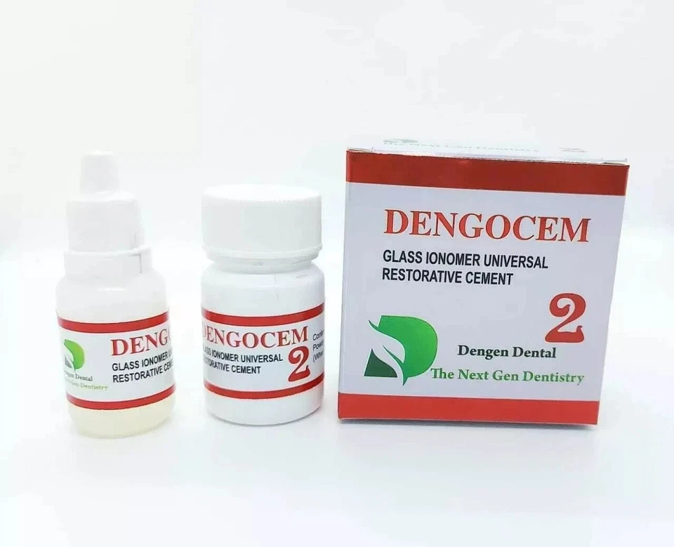 Dengen Dengocem Permanent WhiteTeeth Tooth Filling Kit Repairs Dental fast shipi