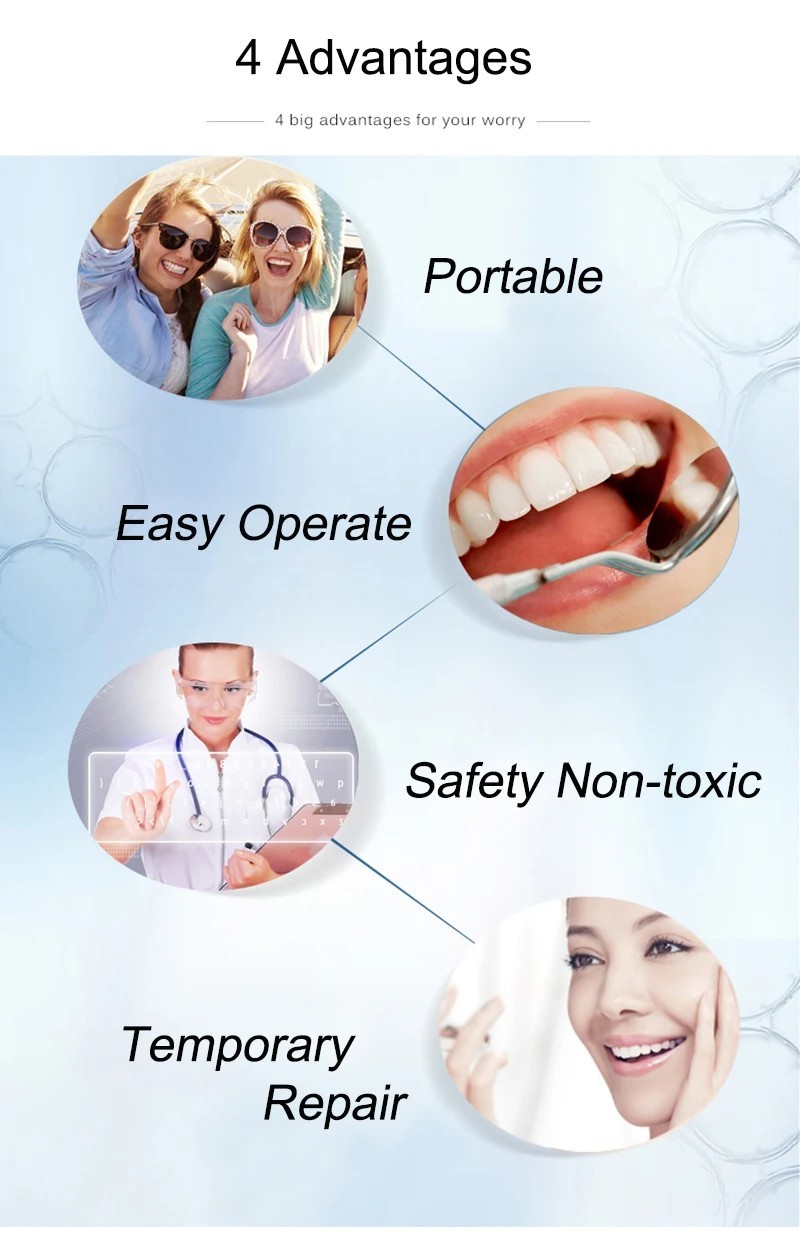 Dental Cement resin glue Tooth Filling Fixation Powder Liquid Zinc Phosphate Set
