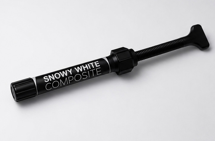 Snowy White LC Nano Hybrid Composite 4g for Anterior Restorations (Bleach Shade)
