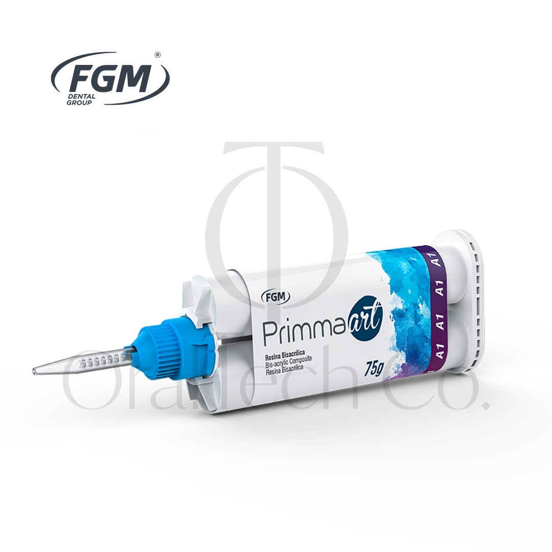 FGM Dental PrimmaArt A1+2+3/B1/BL Self-curing Composite Cartridge 75g+10 Tips