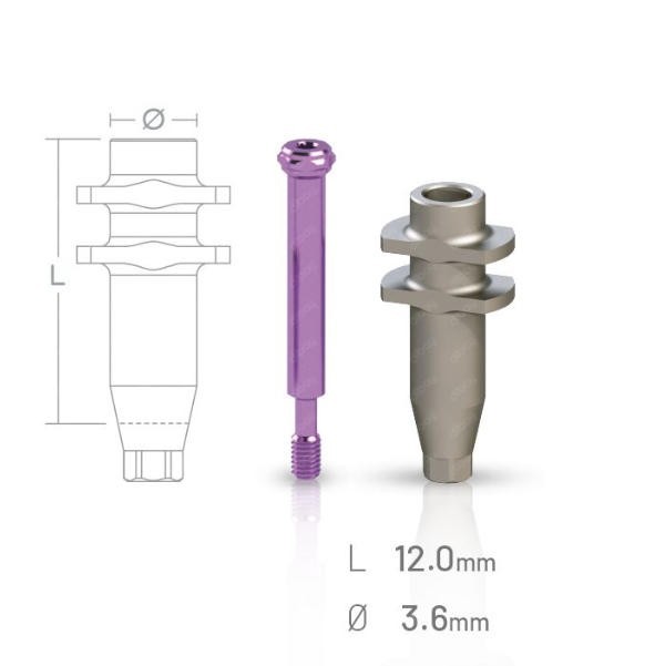 Dentaltech Closed/Open Tray Impression Copings Nobel Biocare Implant Compatible